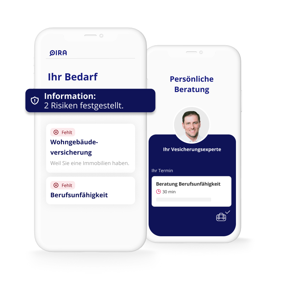 Digitale Bedarfsanalyse mit persönlicher Beratungsanfrage